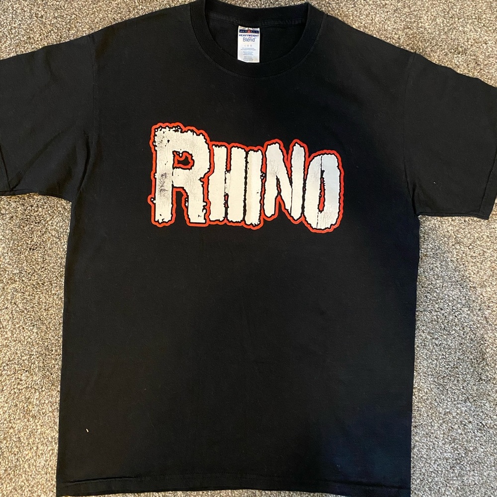 Vintage wrestling Shirt Rhino